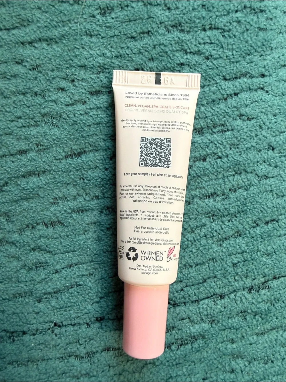 Sonäge Luster Eye Crème — Hydrating Eye Cream - New